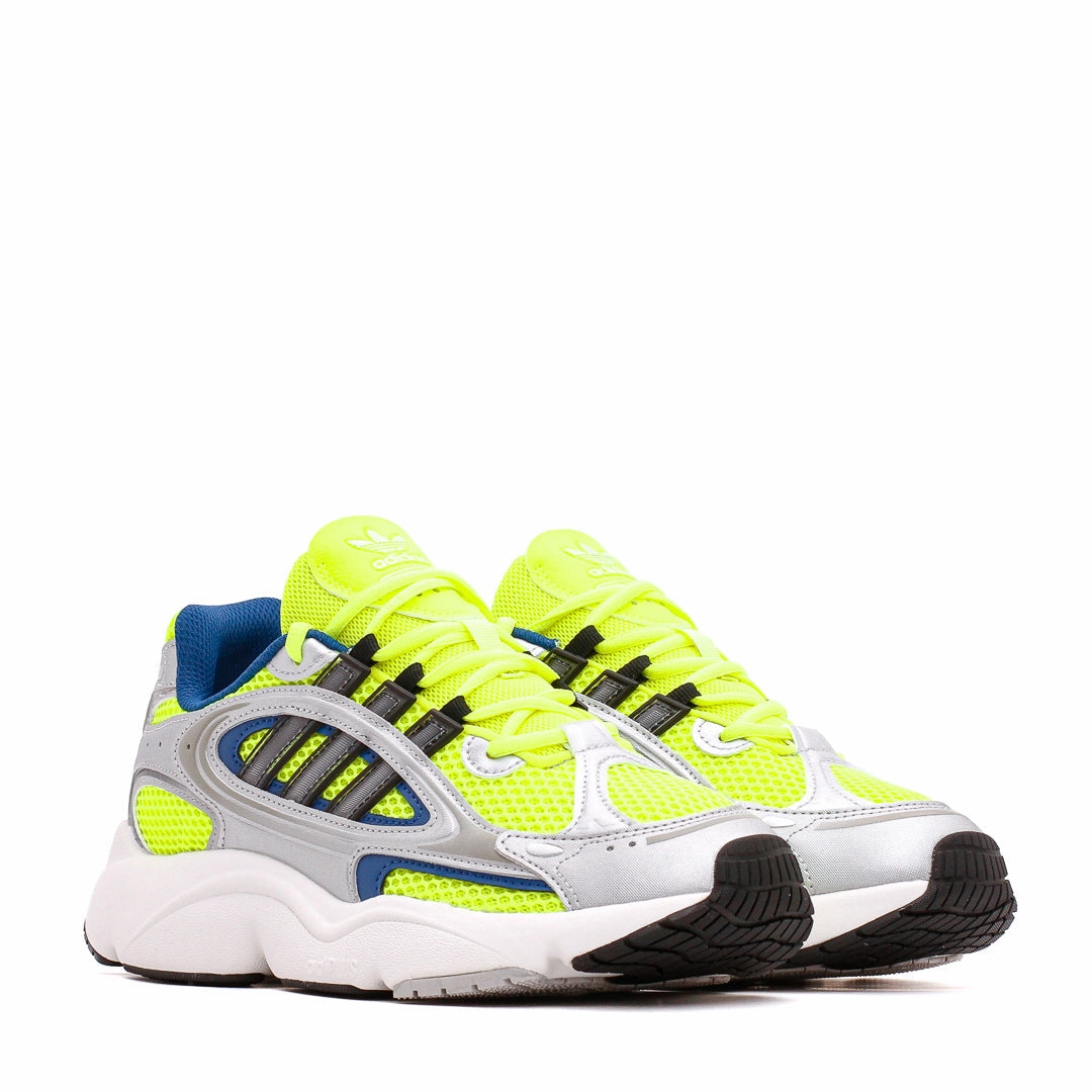 Adidas Originals Men Ozmillen Yellow Silver IF4014 Adidas Classic Running Shoes for Style