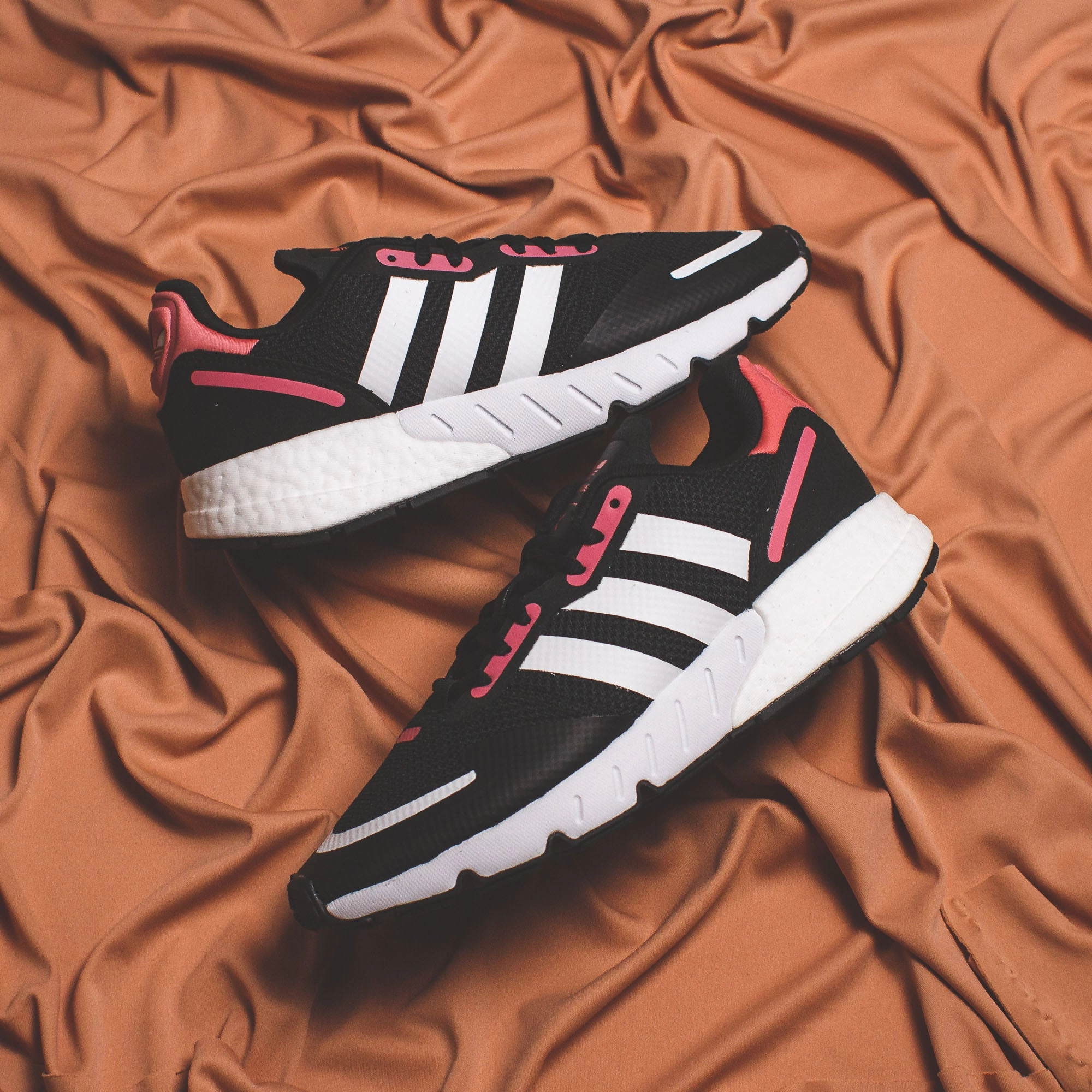Adidas Originals Women ZX 1K Boost Black Rose FX6872 Adidas Classic Running Shoes for Style