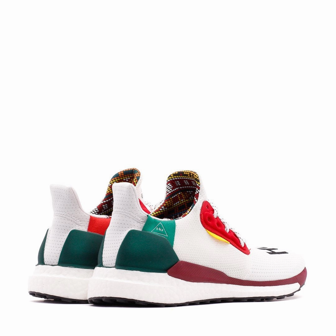 Adidas Originals x Pharrell Williams Solar HU Glide Boost White BB8044 Adidas Classic Running Shoes for Style