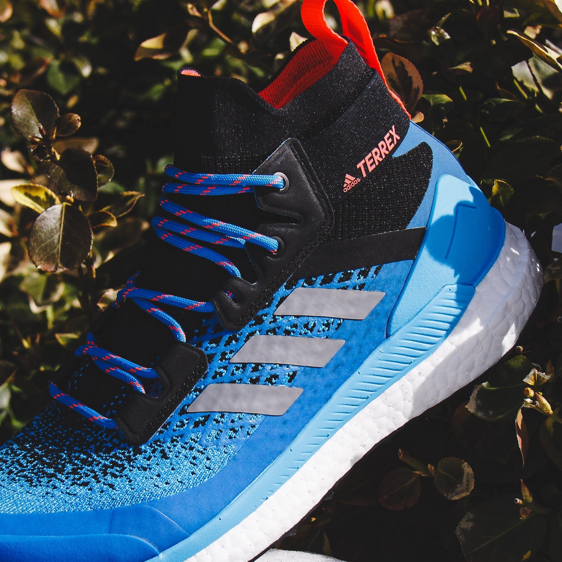 Adidas Outdoor Men Terrex Boost Free Hiker Primeblue Black Blue GZ0334 Adidas Classic Running Shoes for Style