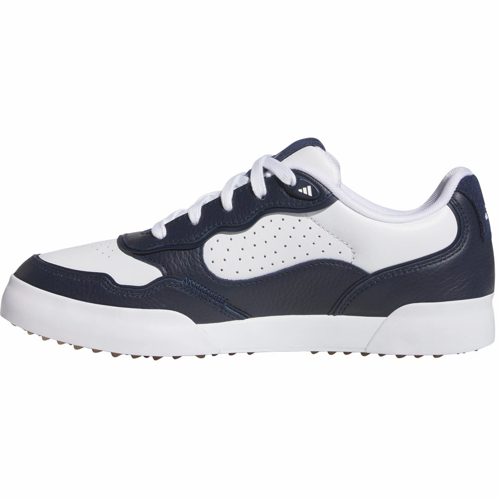adidas Retrocross Spikeless Ladies Shoes - White/Collegiate Navy/Gum 4 Performance Golf Footwear