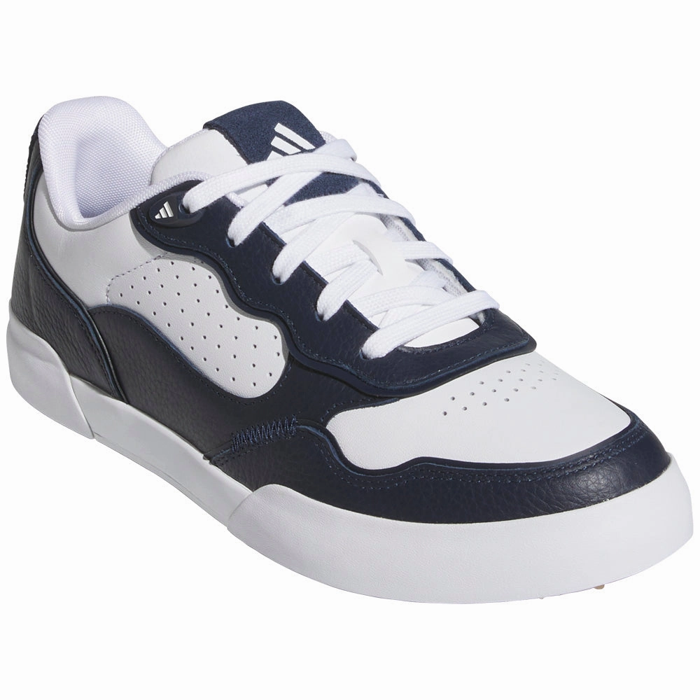 adidas Retrocross Spikeless Ladies Shoes - White/Collegiate Navy/Gum 4 Performance Golf Footwear