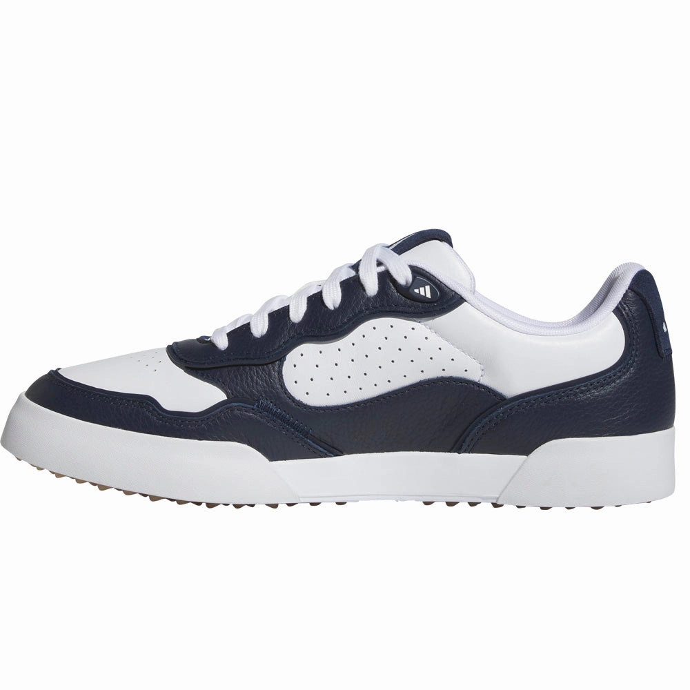 adidas Retrocross Spikeless Shoes - White/Collegiate Navy/Gum 4 Performance Golf Footwear