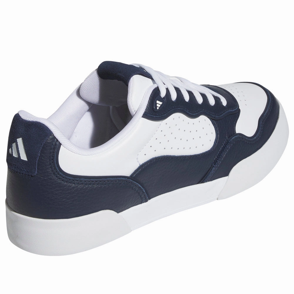 adidas Retrocross Spikeless Shoes - White/Collegiate Navy/Gum 4 Performance Golf Footwear