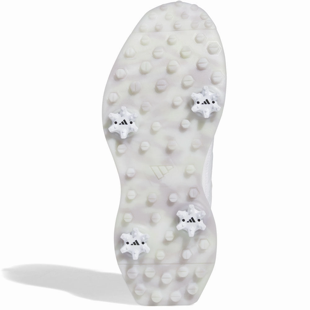adidas S2G 24 Boa Ladies Spiked Waterproof Shoes - Ftwr White/Ftwr White/Crystal Jade Performance Golf Footwear