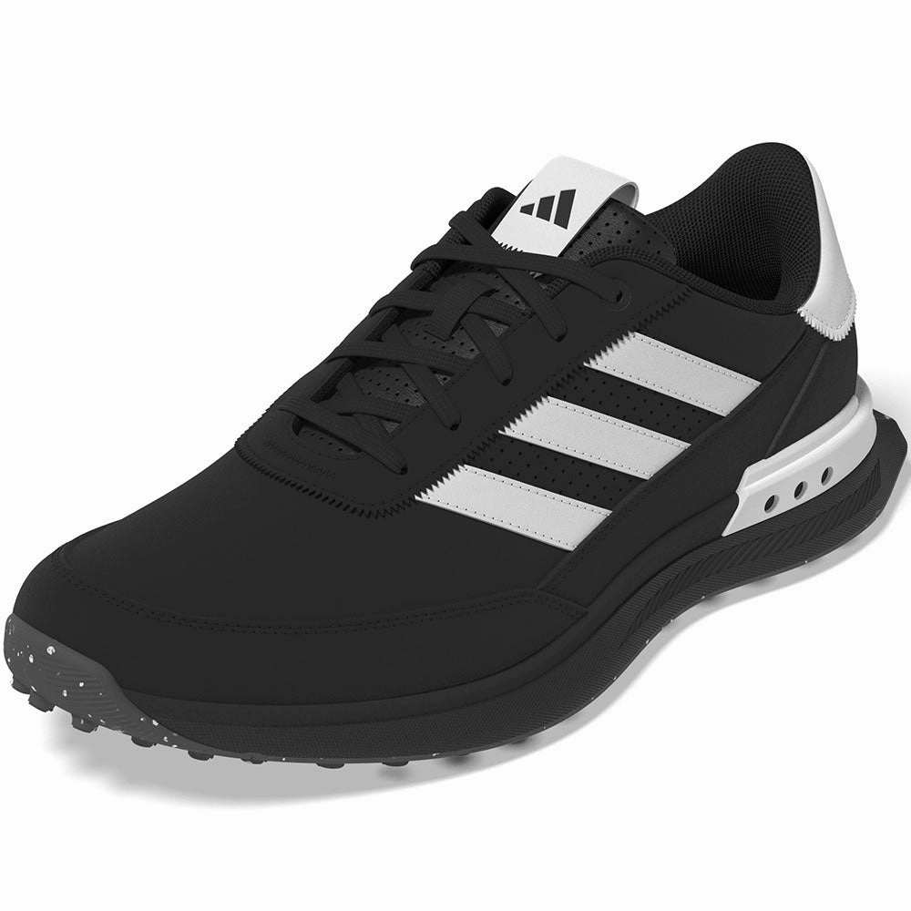 adidas S2G 24 Spikeless Leather Waterproof Shoes - Core Black/Ftwr White/Iron Met. Performance Golf Footwear