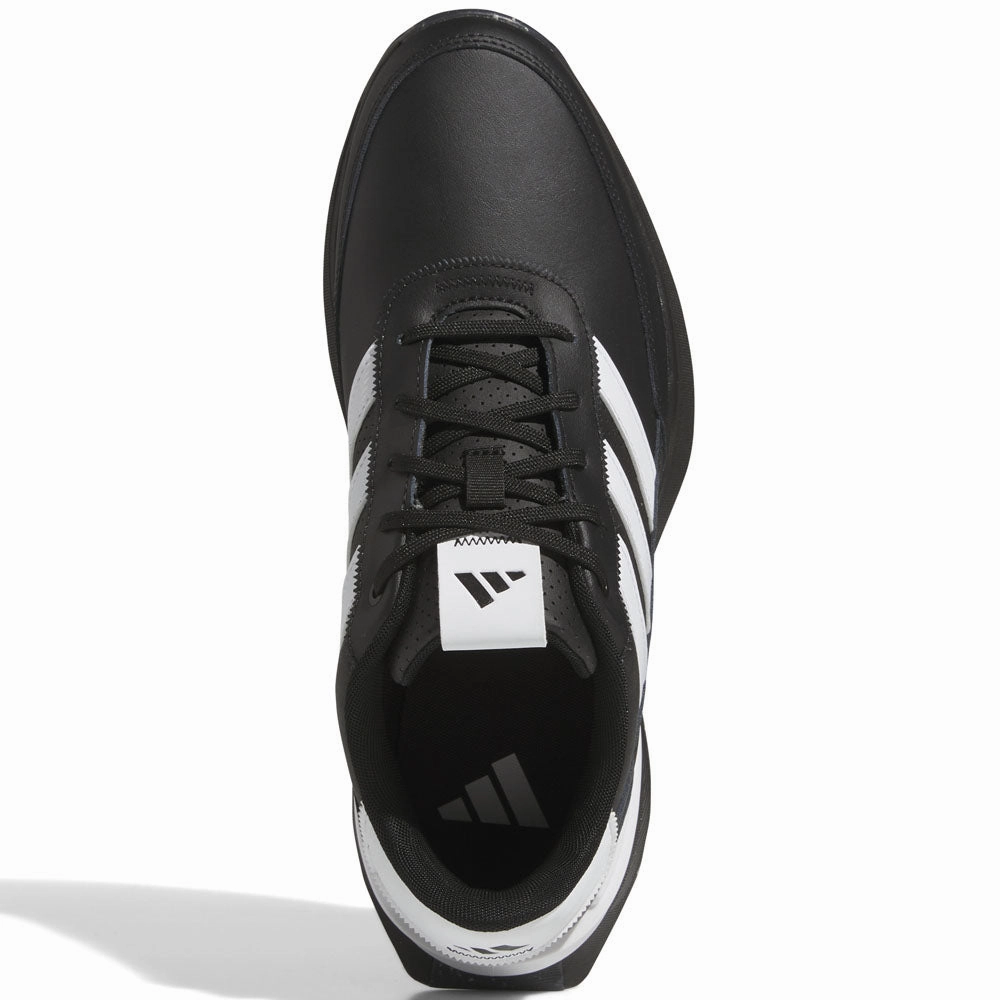adidas S2G 24 Spikeless Leather Waterproof Shoes - Core Black/Ftwr White/Iron Met. Performance Golf Footwear