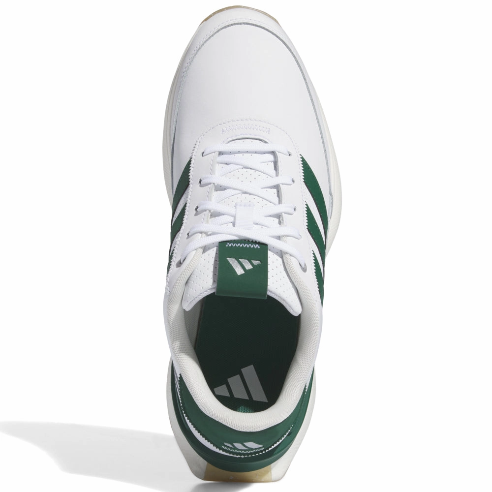 adidas S2G 24 Spikeless Leather Waterproof Shoes - Ftwr White/Collegiate Green/Gum4 Performance Golf Footwear