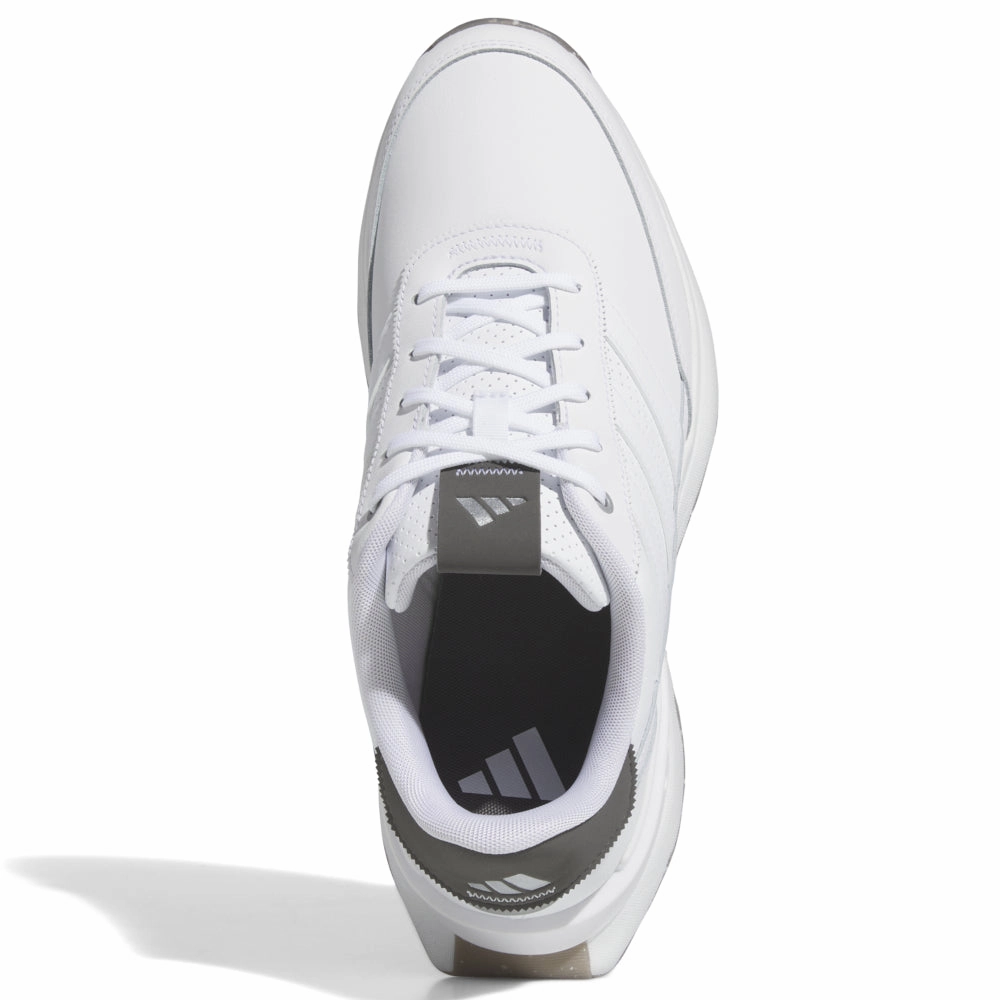 adidas S2G 24 Spikeless Leather Waterproof Shoes - Ftwr White/Ftwr White/Charcoal Performance Golf Footwear