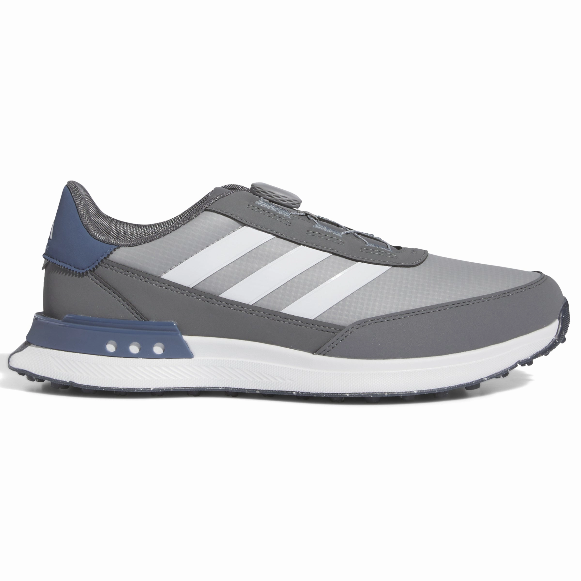 adidas S2G 24 Spikeless Waterproof Boa Shoes - Grey Four/Ftwr White/Preloved Ink Adidas golf footwear options