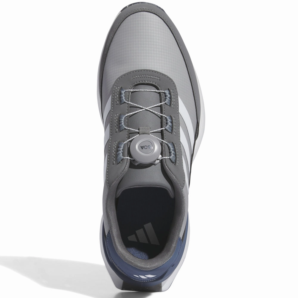 adidas S2G 24 Spikeless Waterproof Boa Shoes - Grey Four/Ftwr White/Preloved Ink Performance Golf Footwear