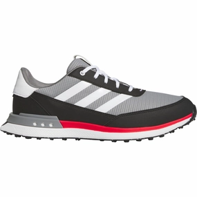 adidas S2G 24 Spikeless Waterproof Shoes - Grey Three/White/Core Black Adidas golf footwear options