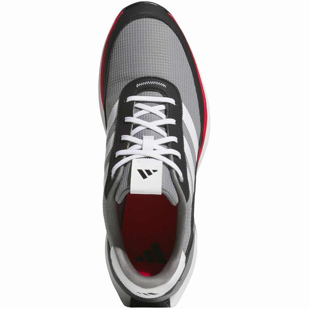 adidas S2G 24 Spikeless Waterproof Shoes - Grey Three/White/Core Black Performance Golf Footwear
