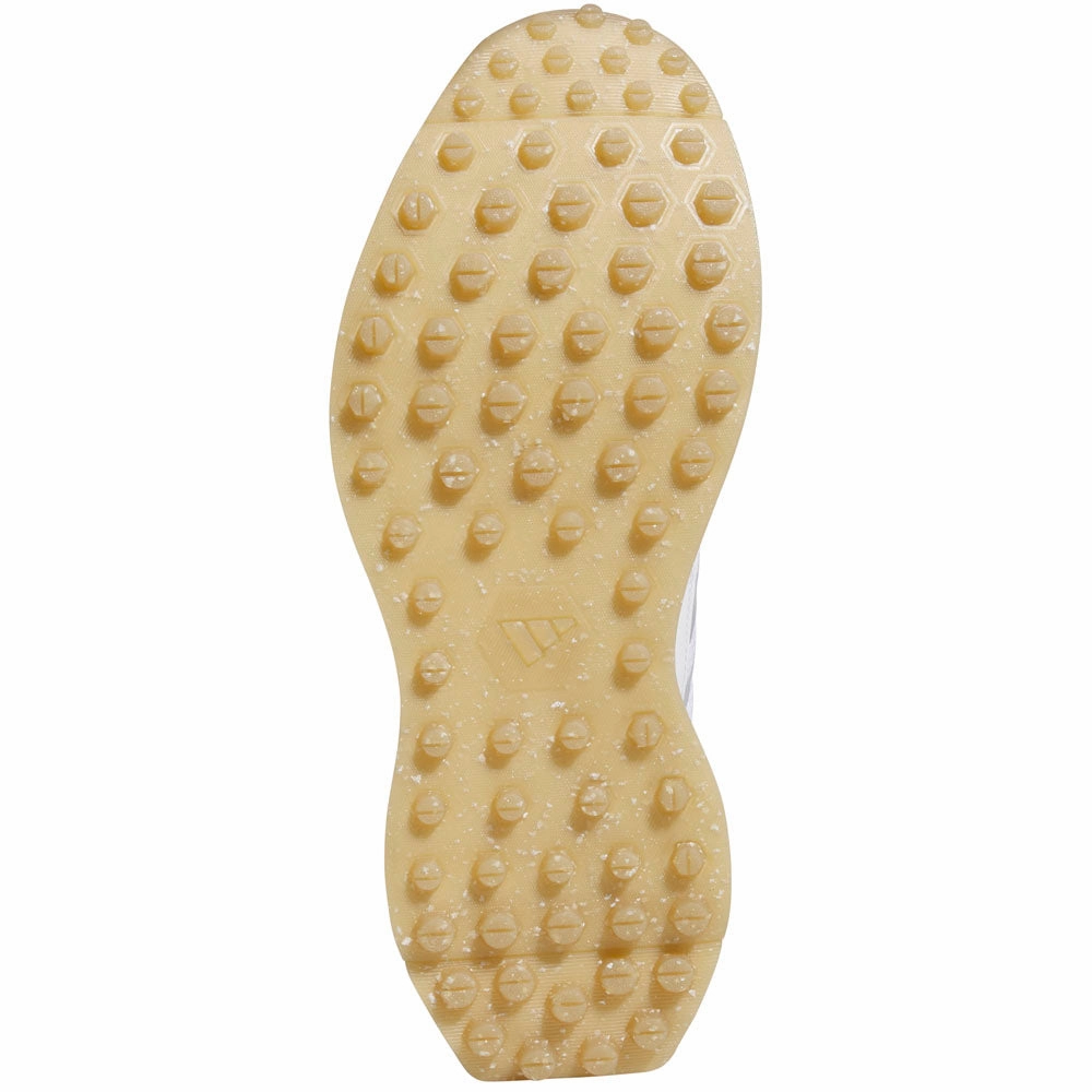 adidas S2G 24 Spikeless Waterproof Shoes - White/Halo Silver/Gum 4 Performance Golf Footwear
