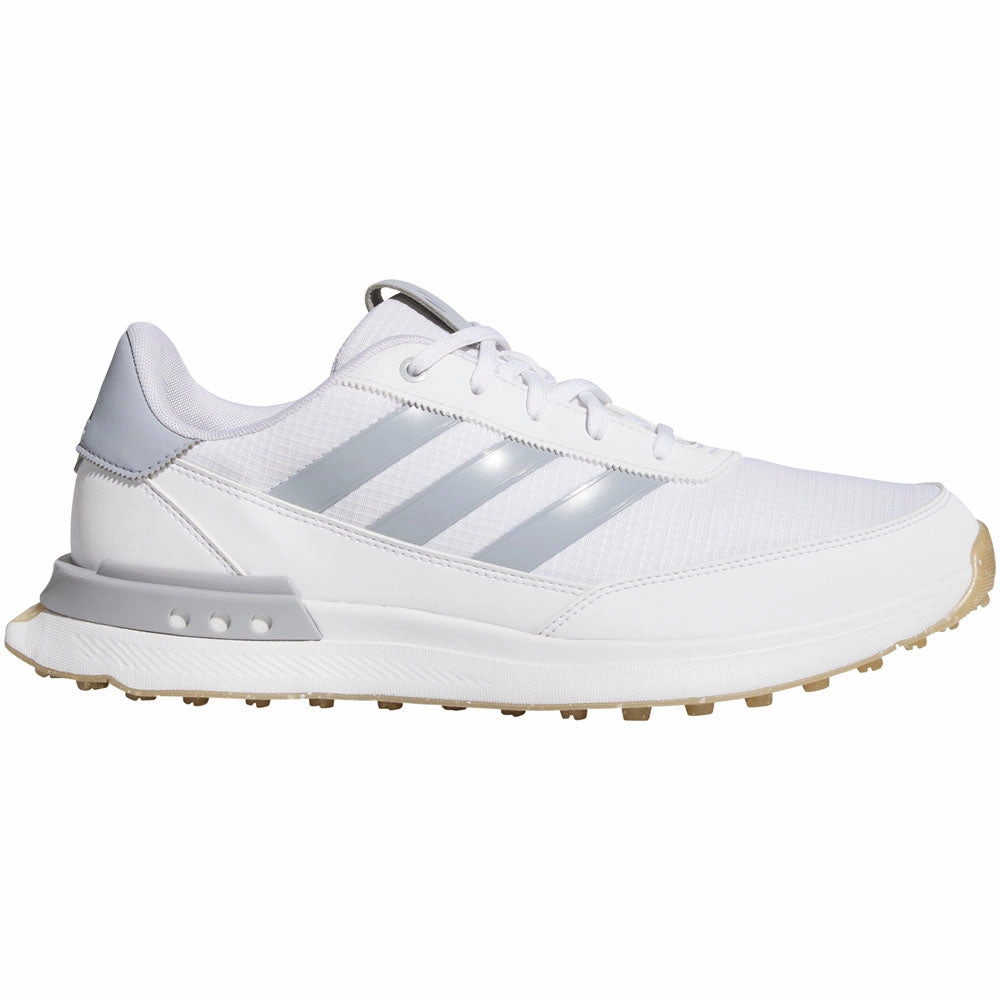 adidas S2G 24 Spikeless Waterproof Shoes - White/Halo Silver/Gum 4 Adidas golf footwear options