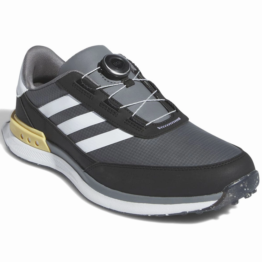 adidas S2G BOA '24 Spikeless Waterproof Shoes - Grey Three/Ftwr White/Core Black Performance Golf Footwear