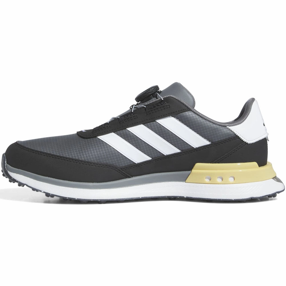 adidas S2G BOA '24 Spikeless Waterproof Shoes - Grey Three/Ftwr White/Core Black Performance Golf Footwear