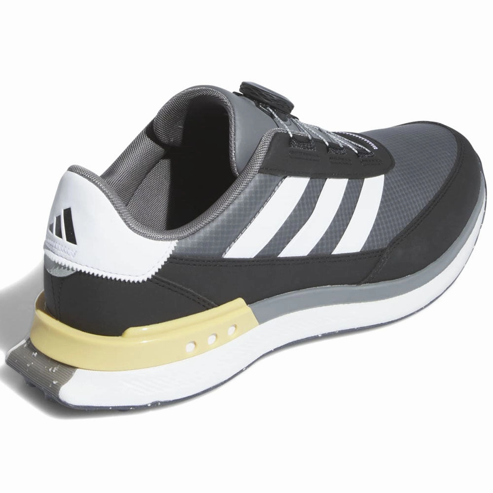 adidas S2G BOA '24 Spikeless Waterproof Shoes - Grey Three/Ftwr White/Core Black Performance Golf Footwear