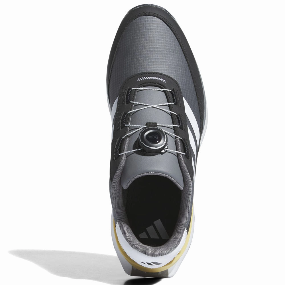 adidas S2G BOA '24 Spikeless Waterproof Shoes - Grey Three/Ftwr White/Core Black Performance Golf Footwear