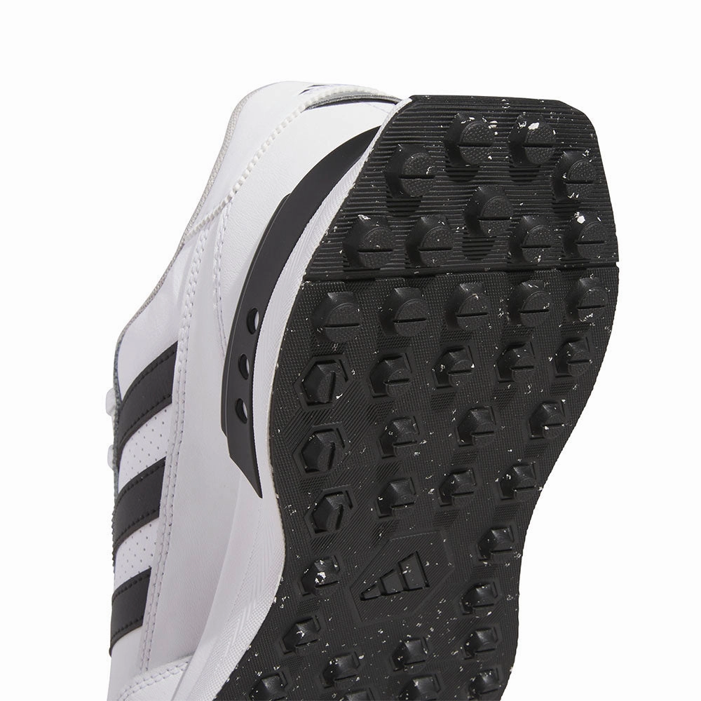 adidas S2G Leather 24 Spikeless Waterproof Shoes - White/Core Black/Grey Two Performance Golf Footwear