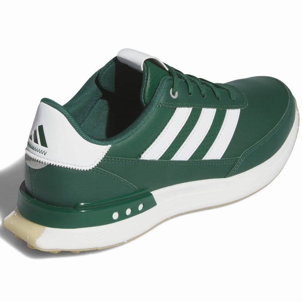 adidas S2G Leather '24 Spikeless Waterproof Shoes - Collegiate Green/Ftwr White/Gum 4 Performance Golf Footwear