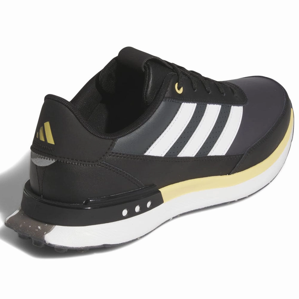 adidas S2G Leather '24 Spikeless Waterproof Shoes - Core Black/Ftwr White/Oat Performance Golf Footwear
