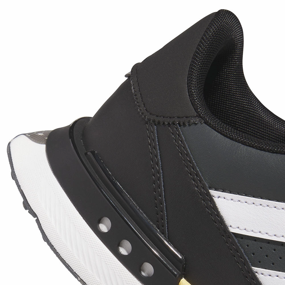 adidas S2G Leather '24 Spikeless Waterproof Shoes - Core Black/Ftwr White/Oat Performance Golf Footwear