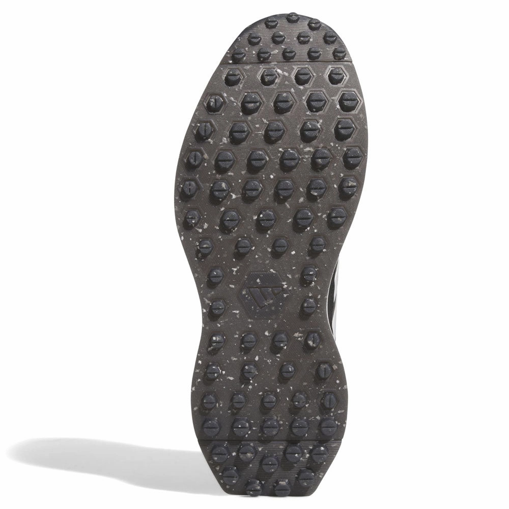 adidas S2G Leather '24 Spikeless Waterproof Shoes - Core Black/Ftwr White/Oat Performance Golf Footwear