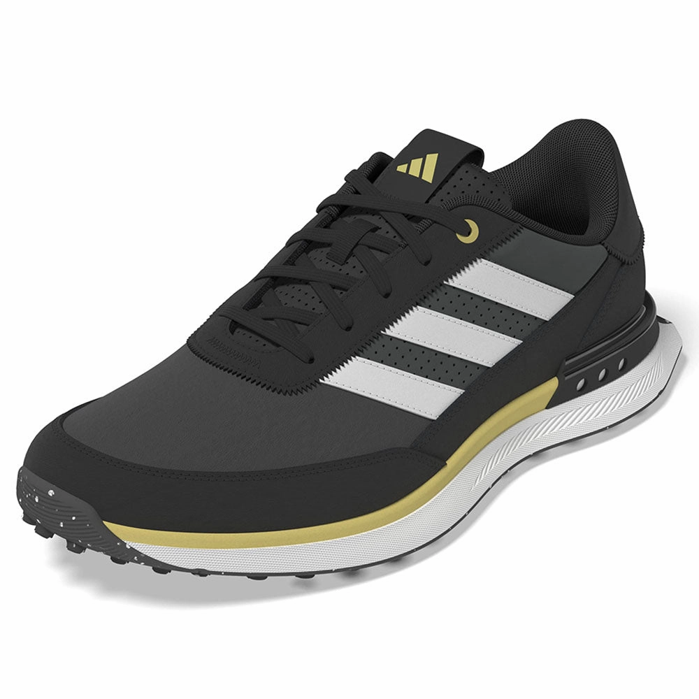 adidas S2G Leather '24 Spikeless Waterproof Shoes - Core Black/Ftwr White/Oat Performance Golf Footwear