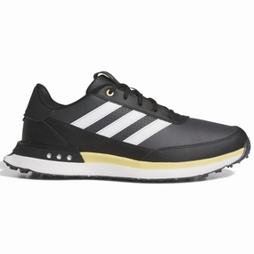 adidas S2G Leather '24 Spikeless Waterproof Shoes - Core Black/Ftwr White/Oat Adidas golf footwear options