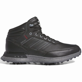 adidas S2G RAIN.RDY Waterproof Spiked Shoes - Core Black/Iron Met/Better Scarlet Adidas golf footwear options