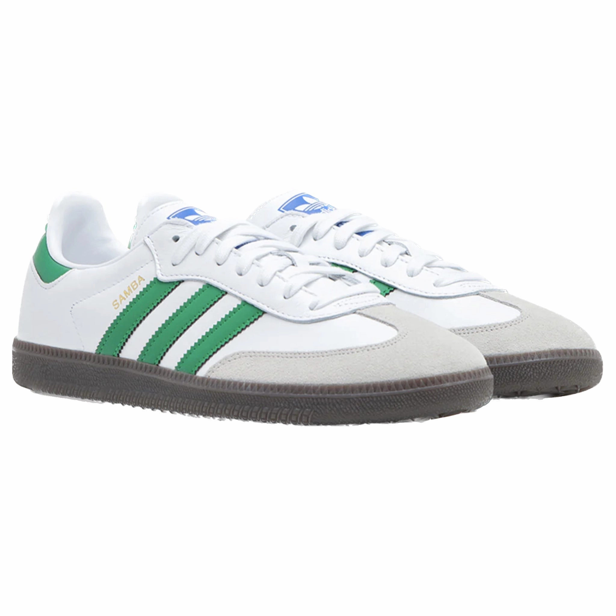 Adidas Samba OG Footwear White Green Breathable Shoes