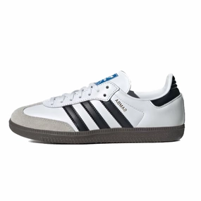 Adidas Samba OG J Cloud White Core Black Adidas lifestyle shoes with breathable mesh