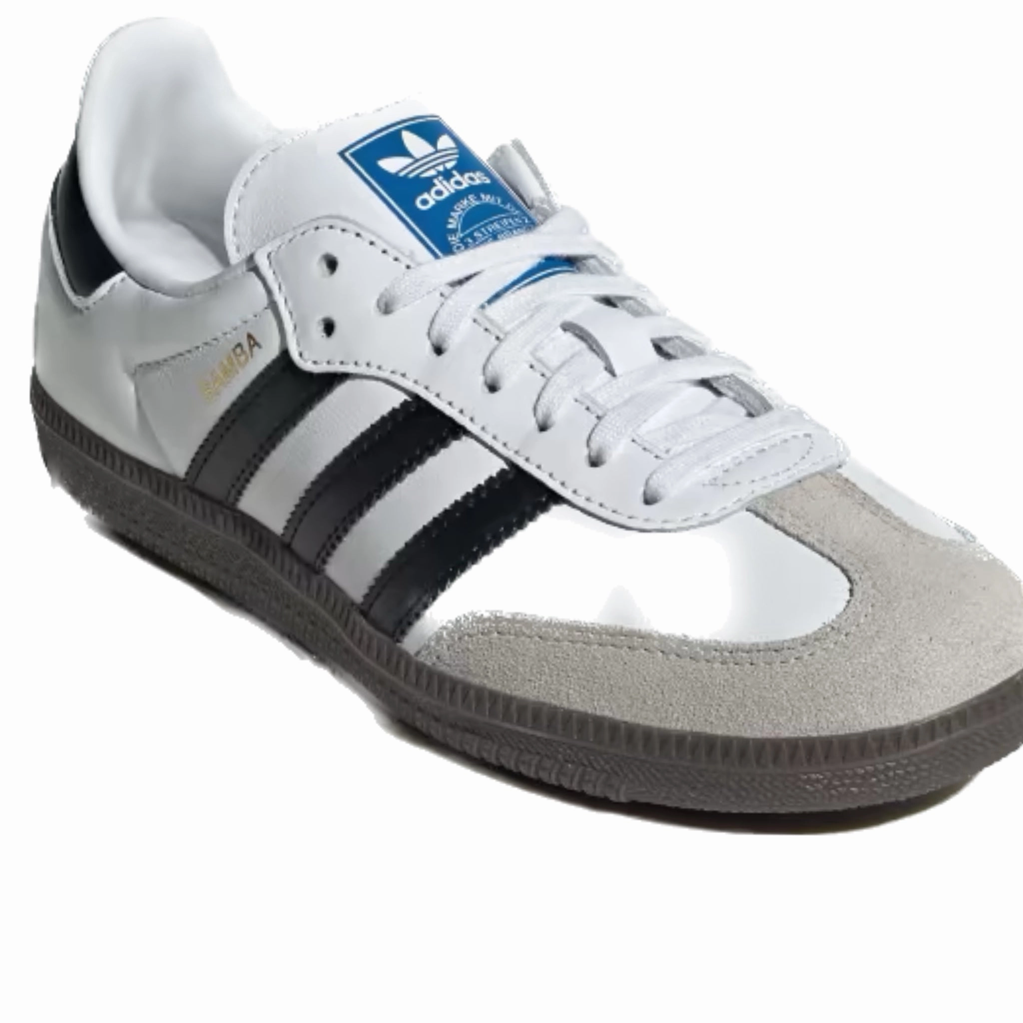 Adidas Samba OG J Cloud White Core Black Breathable Shoes
