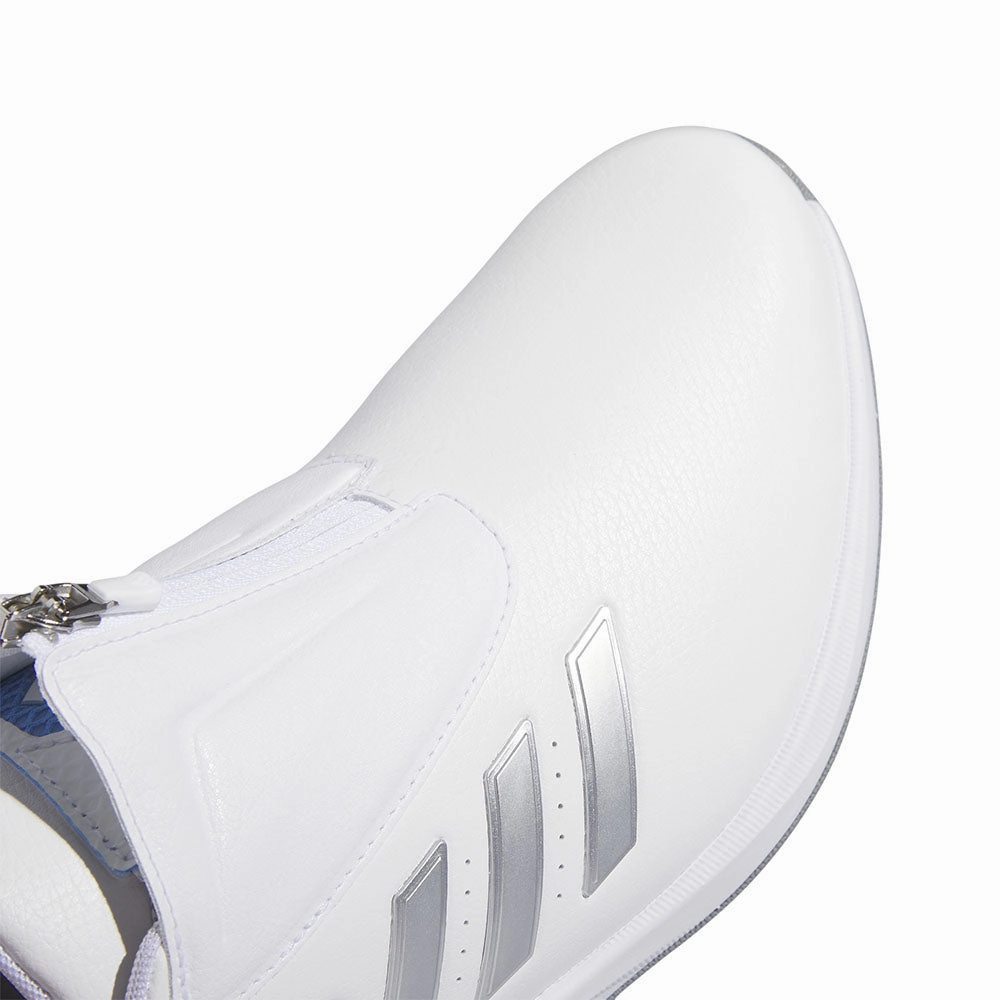 adidas Solarmotion 24 Boa Spikeless Waterproof Shoes - Ftwr White/Silver Met./Blue Burst Performance Golf Footwear