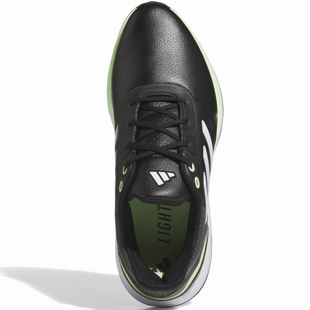 adidas Solarmotion 24 Spikeless Waterproof Shoes - Core Black/Ftwr White/Green Spark Performance Golf Footwear
