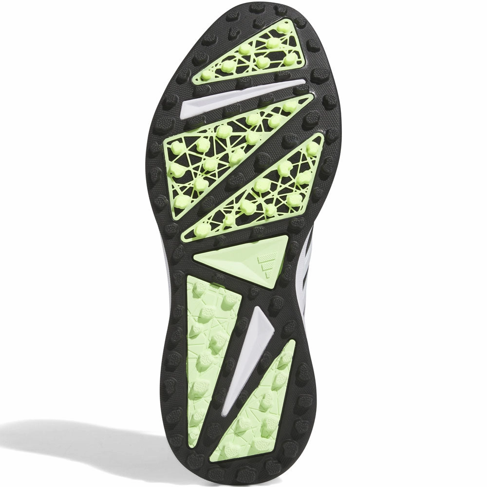 adidas Solarmotion 24 Spikeless Waterproof Shoes - Core Black/Ftwr White/Green Spark Performance Golf Footwear