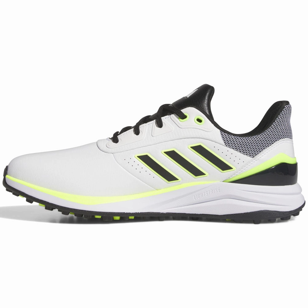 adidas SOLARMOTION '24 Spikeless Waterproof Shoes - Ftwr White/Core Black/Lucid Lemon Performance Golf Footwear