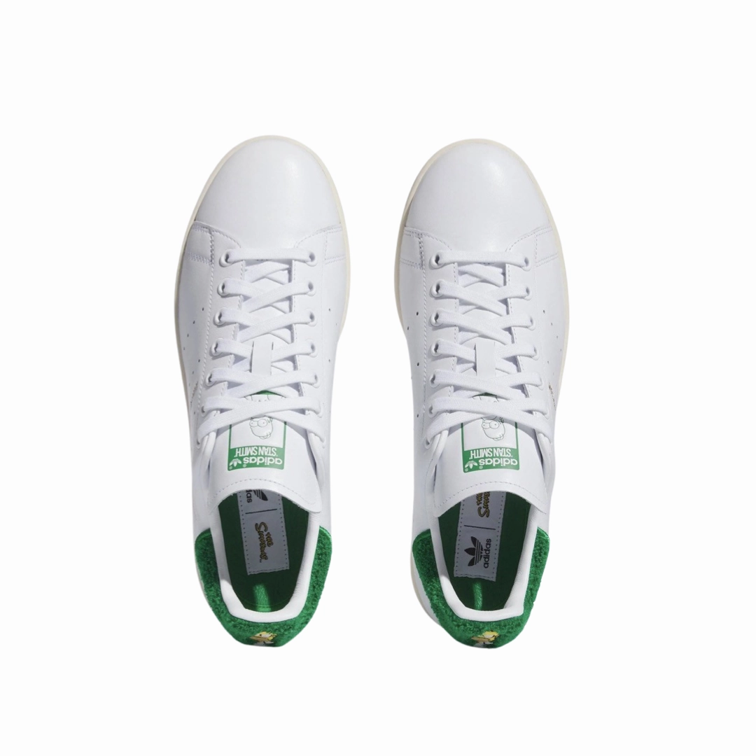 Adidas Stan Smith x Homer Simpson White Green Snowproof Outdoor Boots