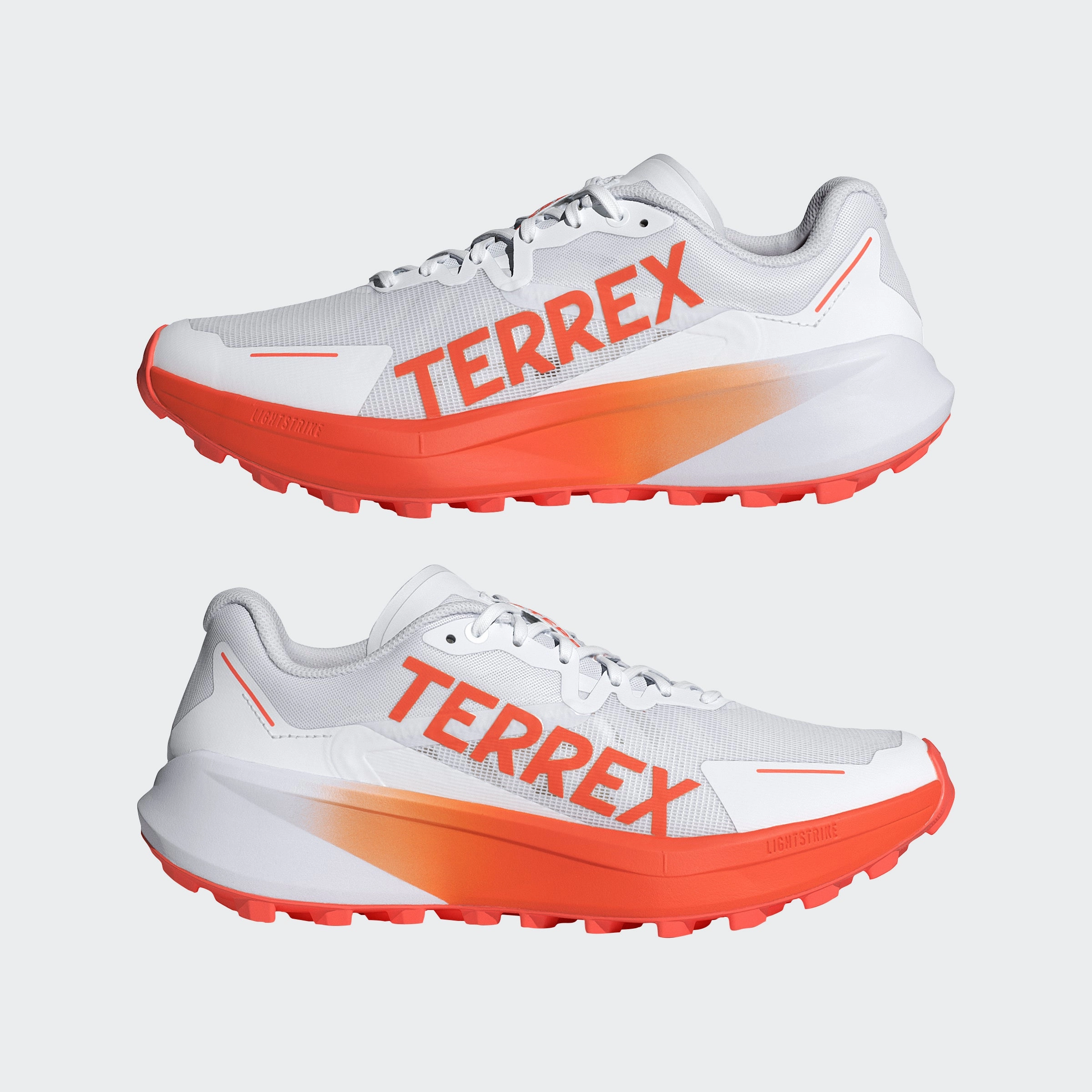 adidas Terrex Agravic 3 | Cloud White / Semi Impact Orange / Dash Grey | Mens Adidas versatile athletic footwear