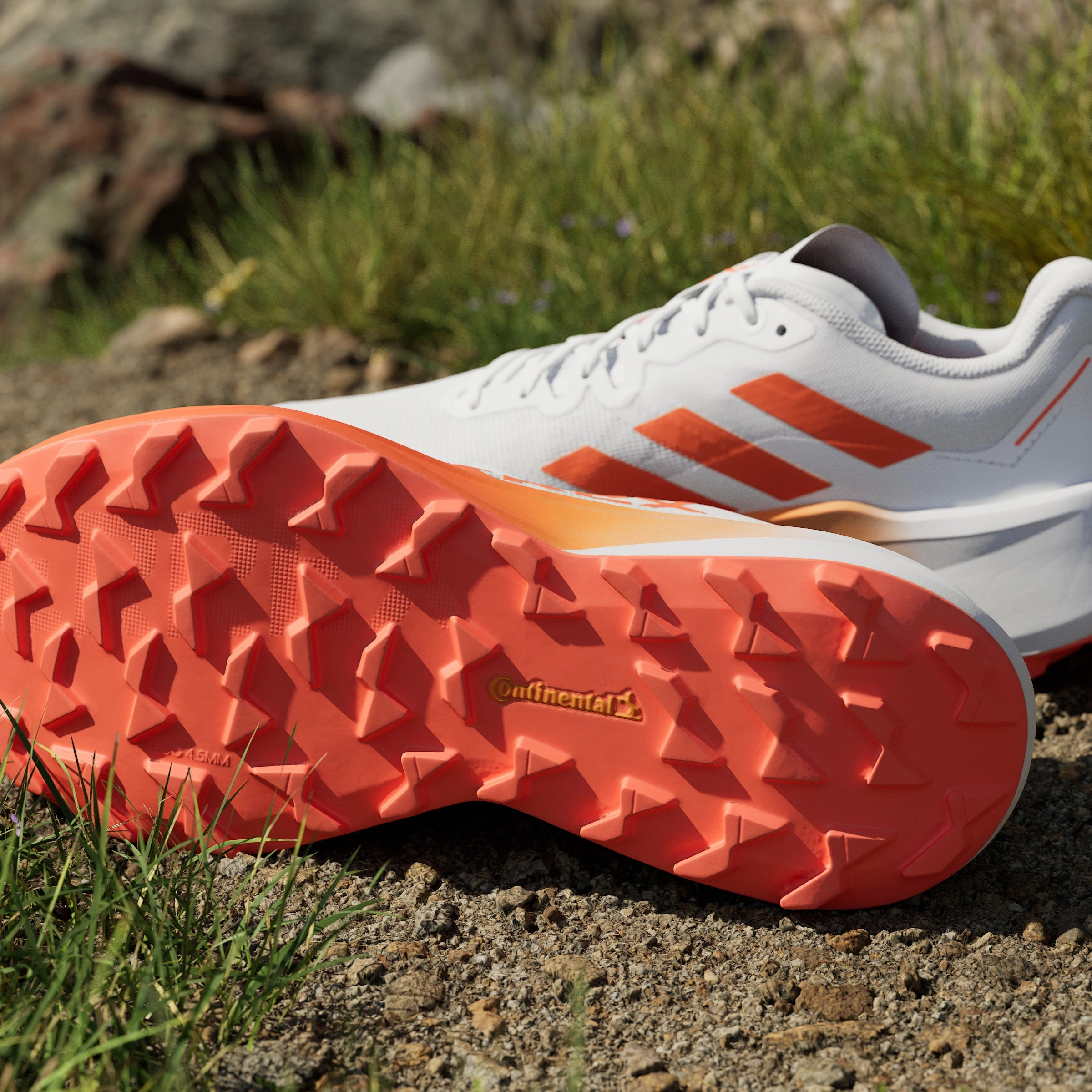 adidas Terrex Agravic 3 | Cloud White / Semi Impact Orange / Dash Grey | Mens Adidas versatile athletic footwear