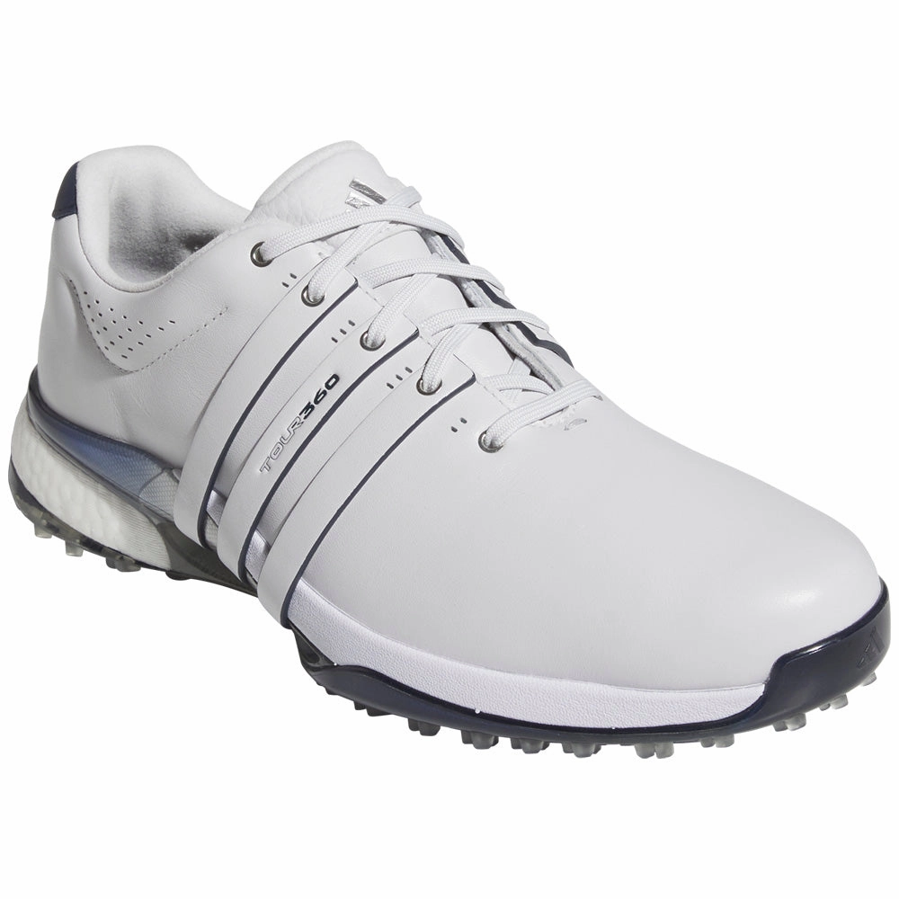 adidas Tour360 Spikeless Waterproof Shoes - Dash Grey/Dash Grey/Collegiate Navy Performance Golf Footwear
