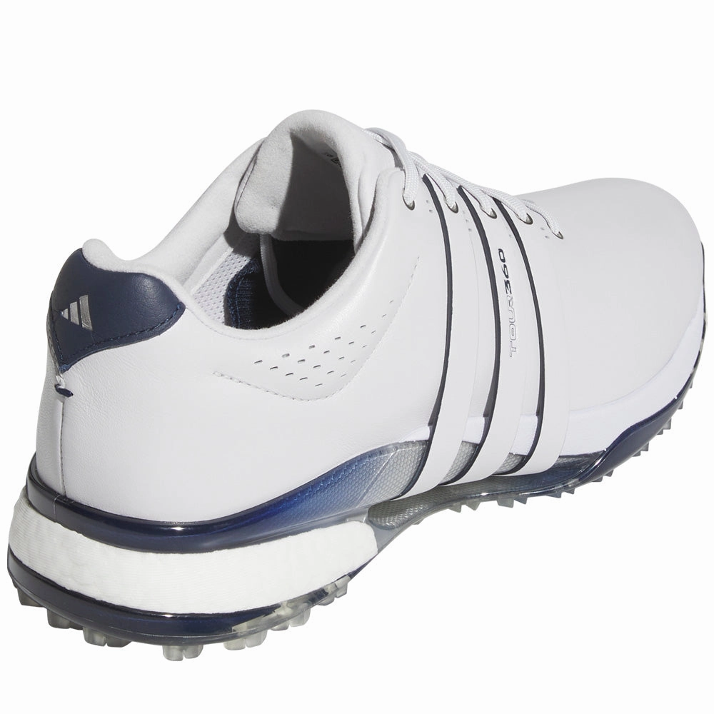 adidas Tour360 Spikeless Waterproof Shoes - Dash Grey/Dash Grey/Collegiate Navy Performance Golf Footwear