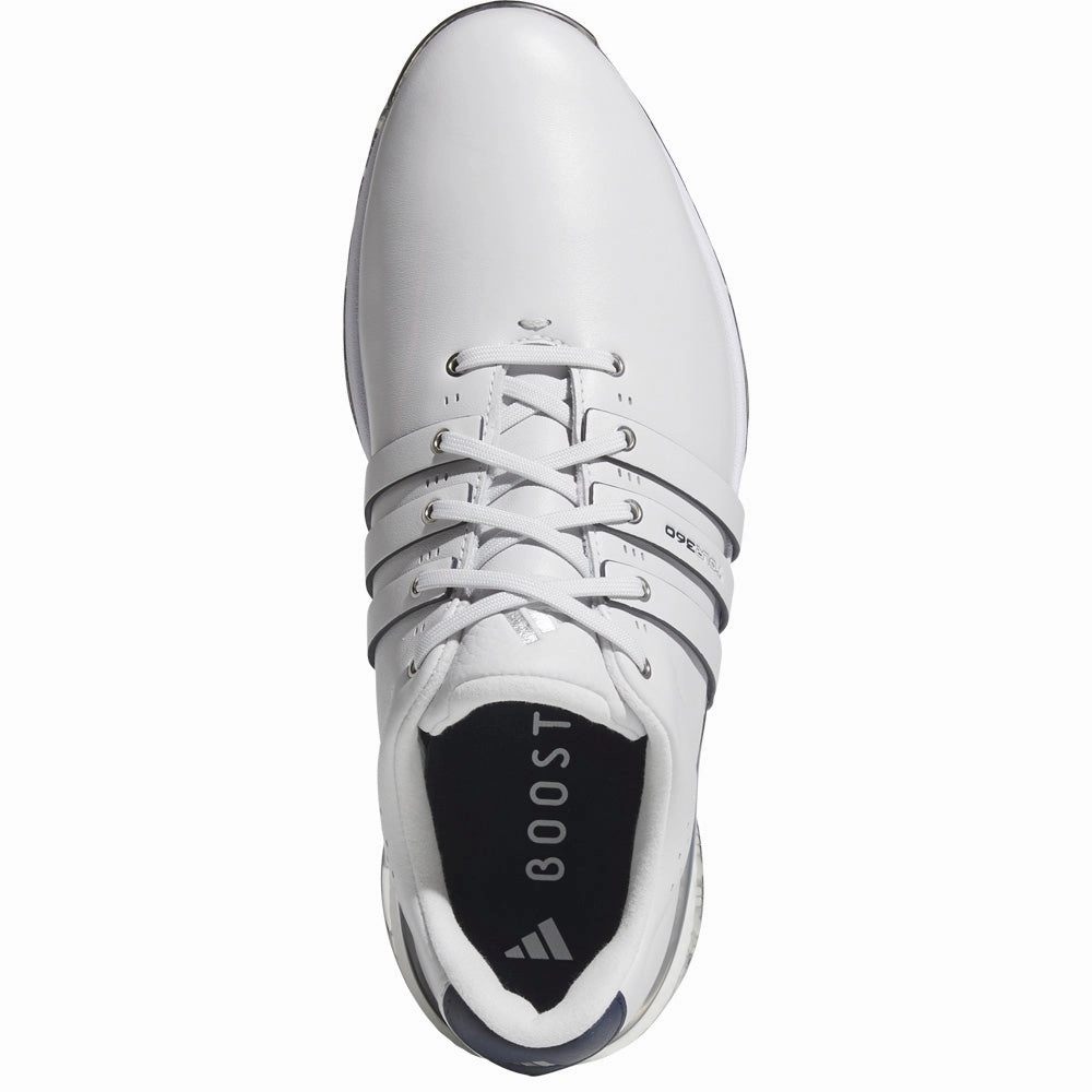 adidas Tour360 Spikeless Waterproof Shoes - Dash Grey/Dash Grey/Collegiate Navy Performance Golf Footwear