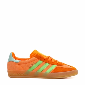 Adidas Women Gazelle Indoor Solar Orange Clear Mint JQ0193 Adidas versatile shoe styles