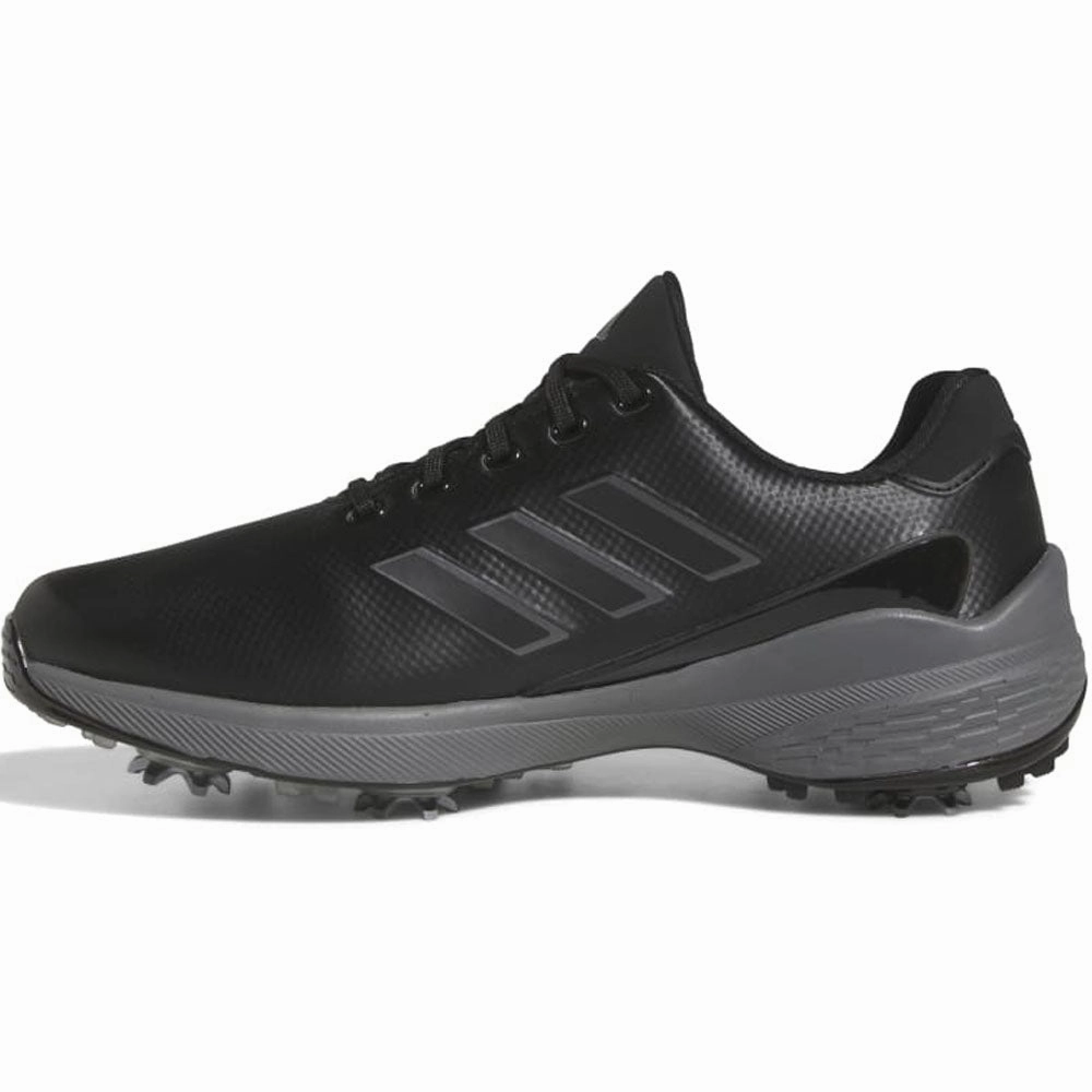 adidas ZG23 Spiked Waterproof Shoes - Core Black/Grey Six/Dark Silver Metallic Performance Golf Footwear