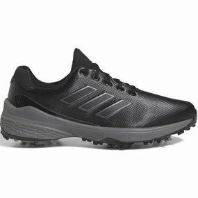 adidas ZG23 Spiked Waterproof Shoes - Core Black/Grey Six/Dark Silver Metallic Adidas golf footwear options