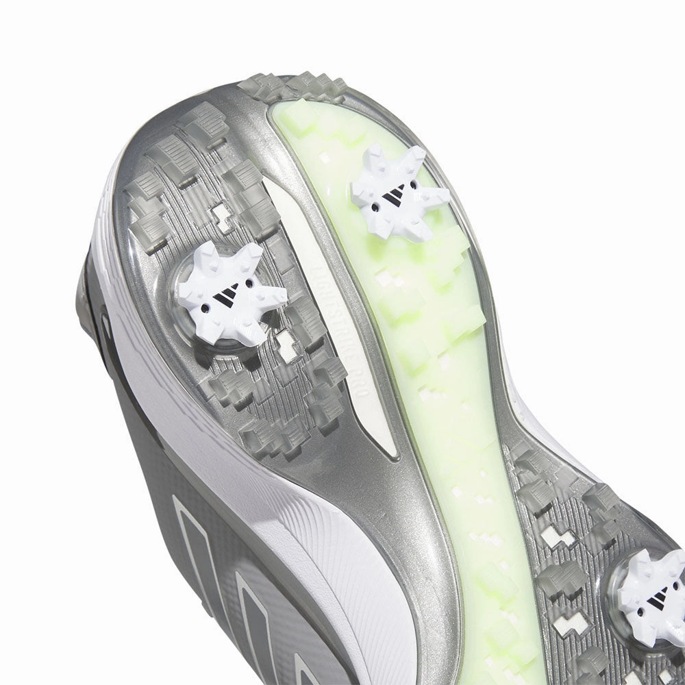 adidas ZG23 Spiked Waterproof Shoes - Grey Three/Iron Met./Silver Met. Performance Golf Footwear