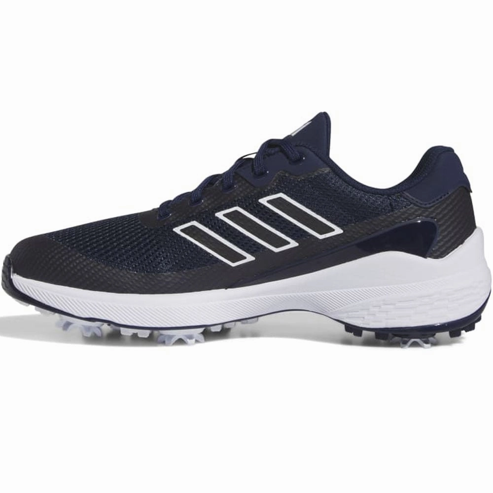 adidas ZG23 Vent Spiked Shoes - Collegiate Navy/White Performance Golf Footwear