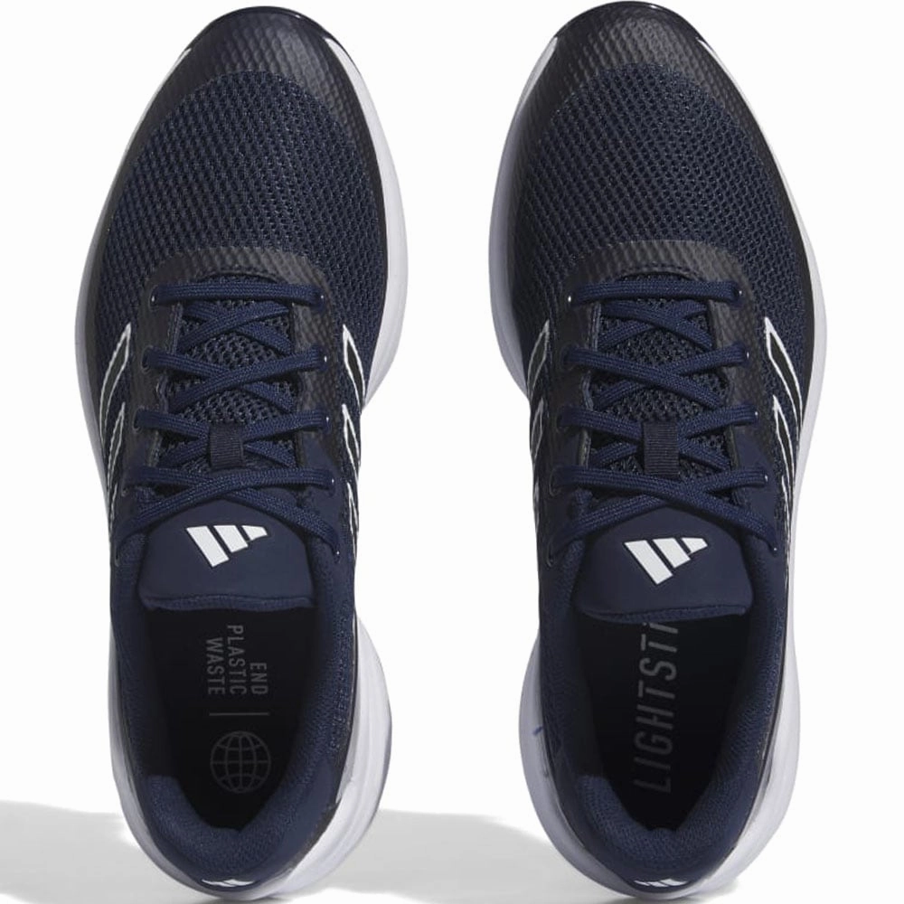 adidas ZG23 Vent Spiked Shoes - Collegiate Navy/White Performance Golf Footwear